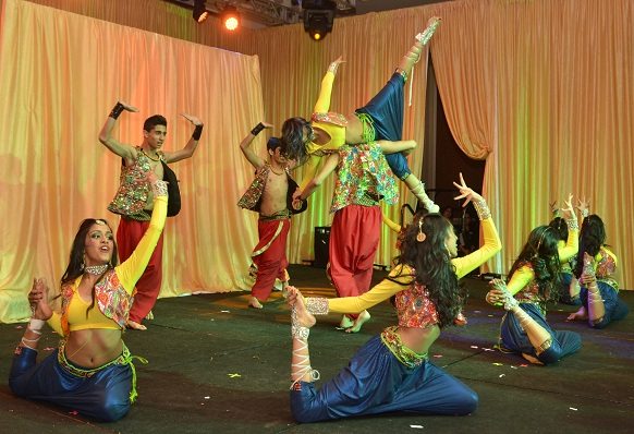 Dancers in splendid costumes entertained some 1,300 guests at the Indiaspora 2013 Inaugural Ball at Mandarin Oriental in Washington, DC, Saturday, January 19. Photo by Global India Newswire/Shahi Prabhakaran