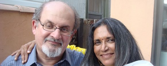 Director Deepa Mehta with Salman Rushdie