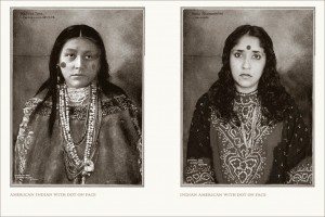 A diptych from Annu Matthew's "An Indian from India" (courtesy of NYT/SepiaEYE)
