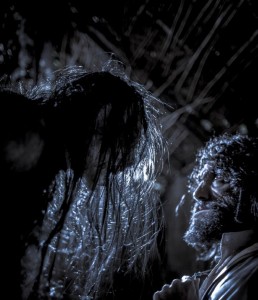 Actors Walter Phelan Dominc Rains in 'Jinn'