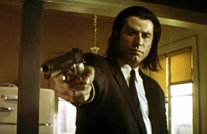 John Travolta in the 1994 film, 'Pulp Fiction'