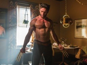 Hugh Jackman as Logan/Wolverine in the film "X-Men: Days of Future Past"