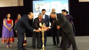 The 32nd annual convention of AAPI being inaugurated with the lighting of the traditional lamp