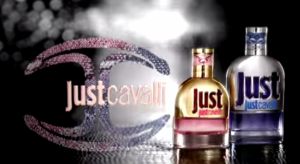 The 'Just Cavalli' logo (left, behind text) is said to resemble a sacred Sufi symbol