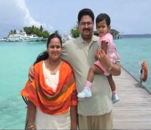 Santhosh Kumar and family