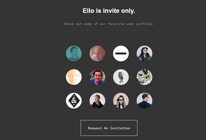 Ello-Homepage