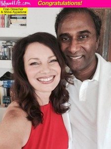 Shiva Ayyadurai with Fran Drescher (Courtesy of Twitter)