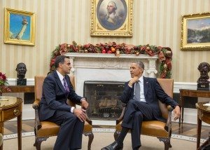 Richard Verma with President Obama at the White House on Thursday.