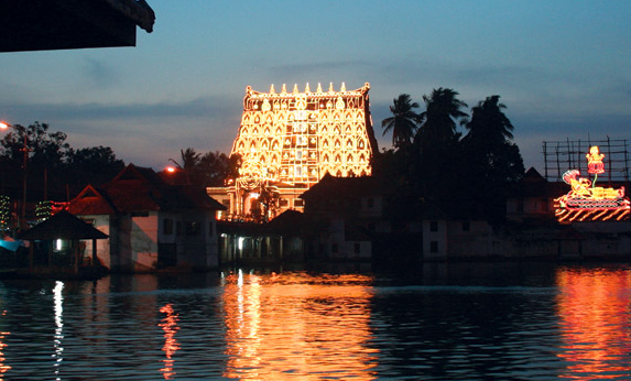 Padmanabhaswamy Temple in Thiruvananthapuram has gold holdings worth roughly $19 billion. Photo credit: Kerala Tourism