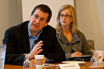 July 20th, 2011--Aspen, CO, USA Dave Goldberg speaks at the Freemium for Business breakfast roundtable at Fortune Brainstorm TECH at the Aspen Institute Campus. Photograph by Kevin Moloney/Fortune Brainstorm TECH