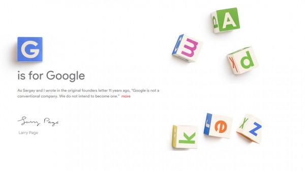 Google-is-Alphabet