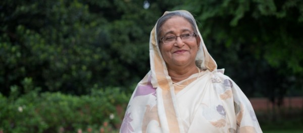 Sheikh Hasina; Photo courtesy of the United Nations.