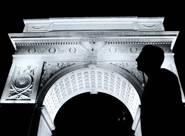 Washington Square Arch at NYU. Photo credit: Ilya Timofeyev