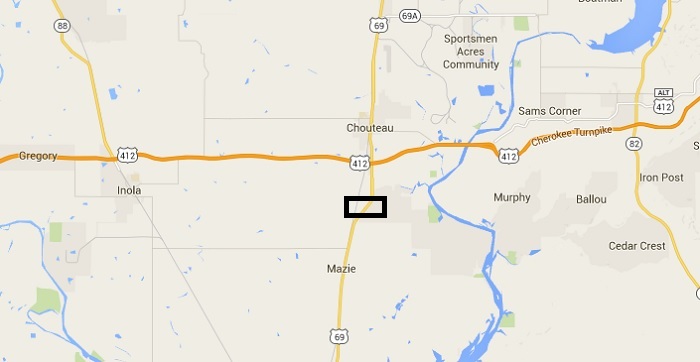 The accident occurred on US 69 between Chouteau and Mazie.