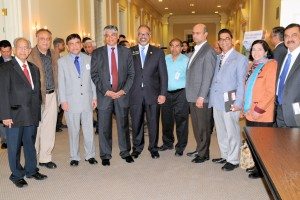 Ambassador Singh with members of the Indian American community. Photo by Sirmukh Singh Manku