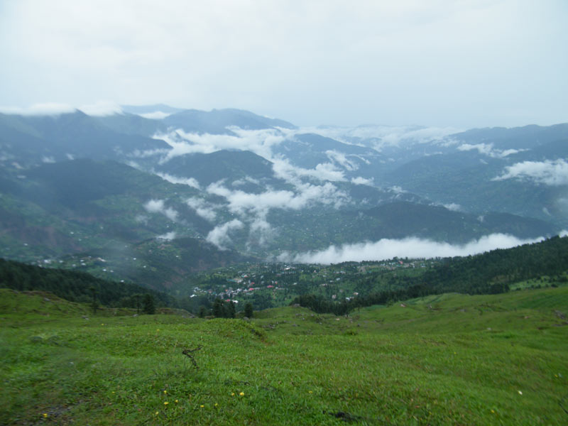 Clouds embracing hills-Sanasar, Patnitop