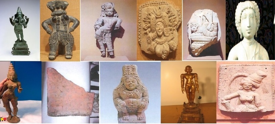 Stolen artifacts that were handed over to India by the United States in Washington on June 6, 2016. Photo credit: Ministry of External Affairs, India