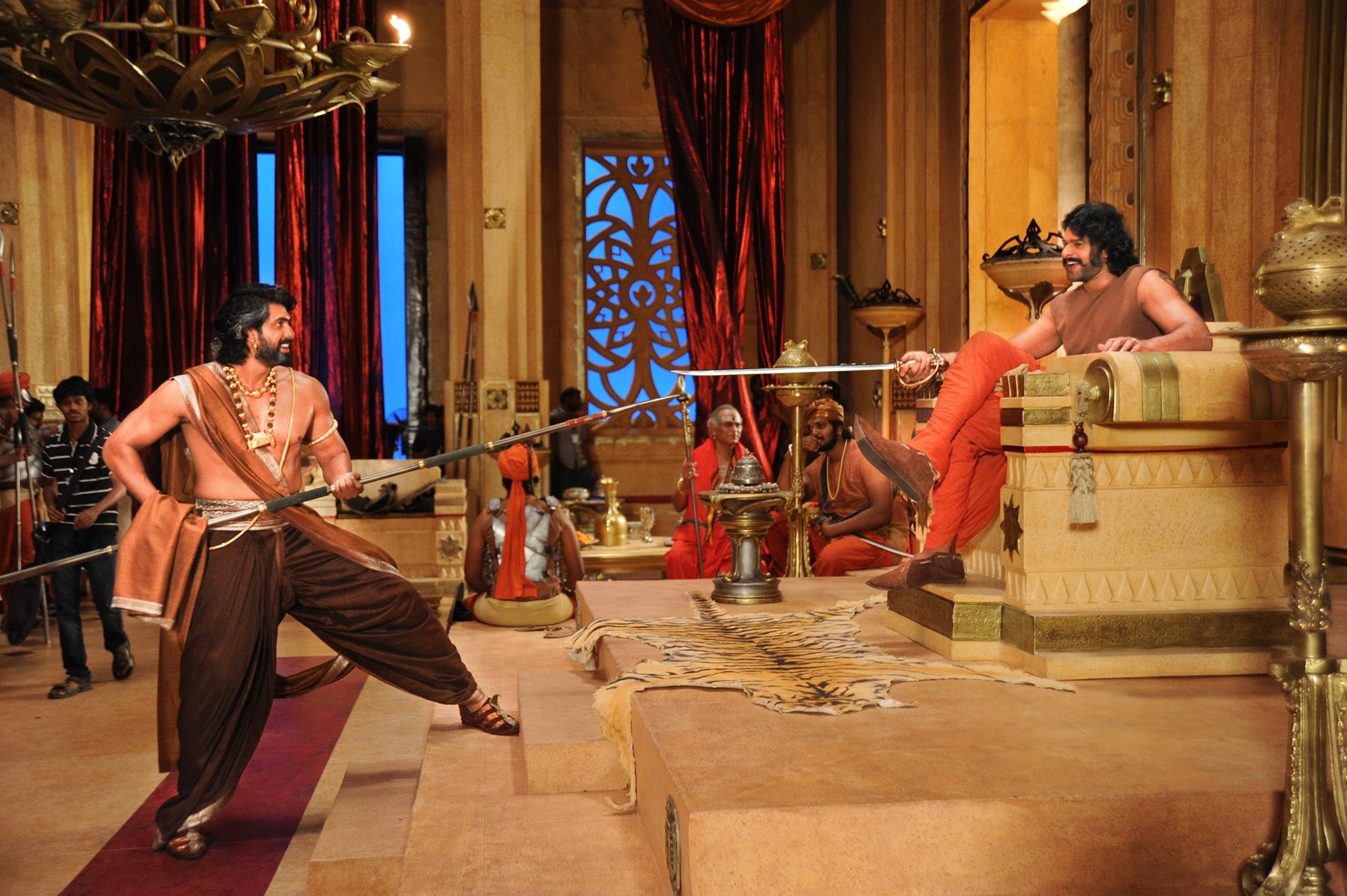 A still from the making video of 'Baahubali: The Conclusion' (Courtesy of YouTube)