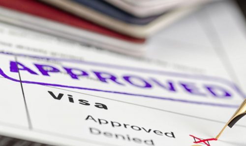 H-1B visa application approved