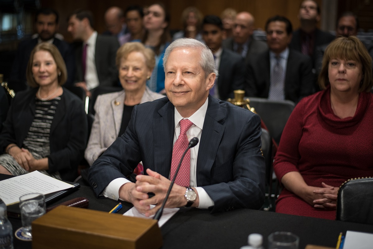 Kenneth Juster, President Trump's choice for US Ambassador to India, testifying before the Senate Foreign Relations Committee on Tuesday, October 3, 2017.