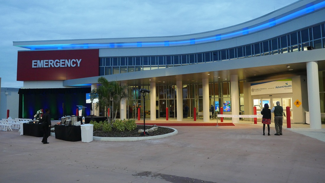 The new Kiran Patel Emergency Department at the Florida Hospital Carrollwood.