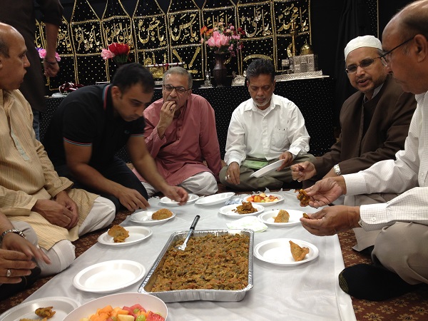 Iftar at a mosque