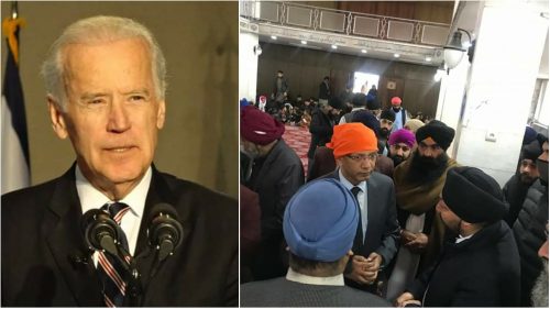 Former Vice President Joe Biden has called for safeguarding Sikhs and Hindus in Afghanistan by offering them humanitarian refuge in the United States. He has pledged to raise the refugee admissions cap to 125,000 if elected president in November. Photo source (right): India in Afghanistan, Twitter