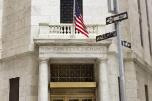 New York stock exchange on Wall Street