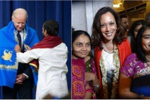 President-elect Joe Biden and Vice President-elect Kamala Devi Harris greeted Indians around the world on Diwali, the festival of lights, and looked forward to celebrating the cherished tradition at the White House next year.