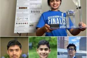 Four Indian American budding scientists are among the top winners of the 2021 Regeneron Science Talent Search (STS): Eshani Jha, 17, of San Jose, California; Gopal Goel, 17, of Portland, Oregon; Vetri Vel, 16, of Bangor, Maine; and Alay Shah, 17, of Plano, Texas.